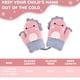 thumbnail image 2 of Manoplas para niños pequeños con cordón, guantes de nieve con forro de lana cálidos tejidos con dibujos animados para invierno 886, 2 of 5