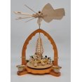 thumbnail image 5 of German christmas pyramid Music-playing angels, height 27 cm / 11 inch, natural, original Erzgebirge by Richard Glaesser Seiffen, 5 of 11