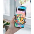 thumbnail image 5 of WIRESTER Shockproof Soft Rubber Cover Case for LG V60 ThinQ 6.8", Colorful Sad Moon Happy Sun, 5 of 5