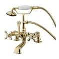 thumbnail image 2 of Kingston Brass Cc209T8 Clawfoot Tub Filler With Hand Shower - Brushed Nickel Finish, 2 of 3
