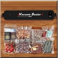 thumbnail image 4 of Mini Vacuum Sealer Vacuum Automatic Sealing Machine Household Food Sealing System Portable Food Preservation Machines Durable Vacuum Packer with 15 Sealing Bags, Black, 4 of 7