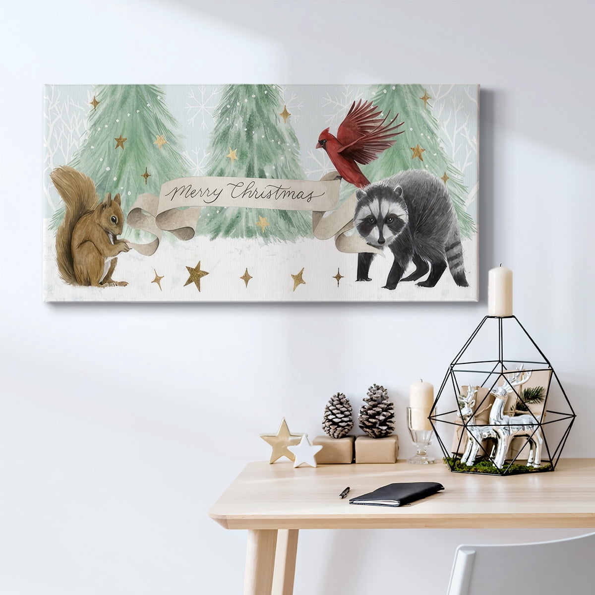 Christmas in the Forest Collection D- Gallery Wrapped Canvas