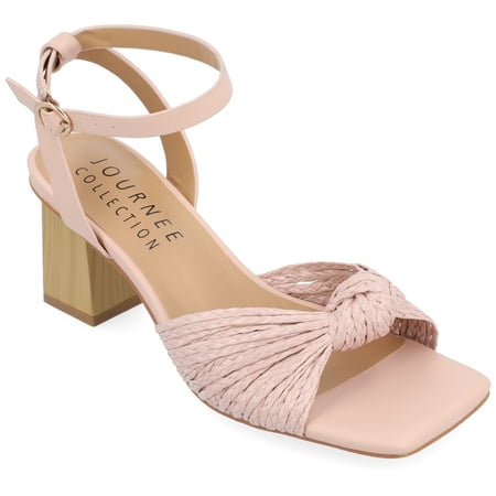 

Journee Collection Womens Galinda Tru Comfort Foam Low Block Heel Sandals