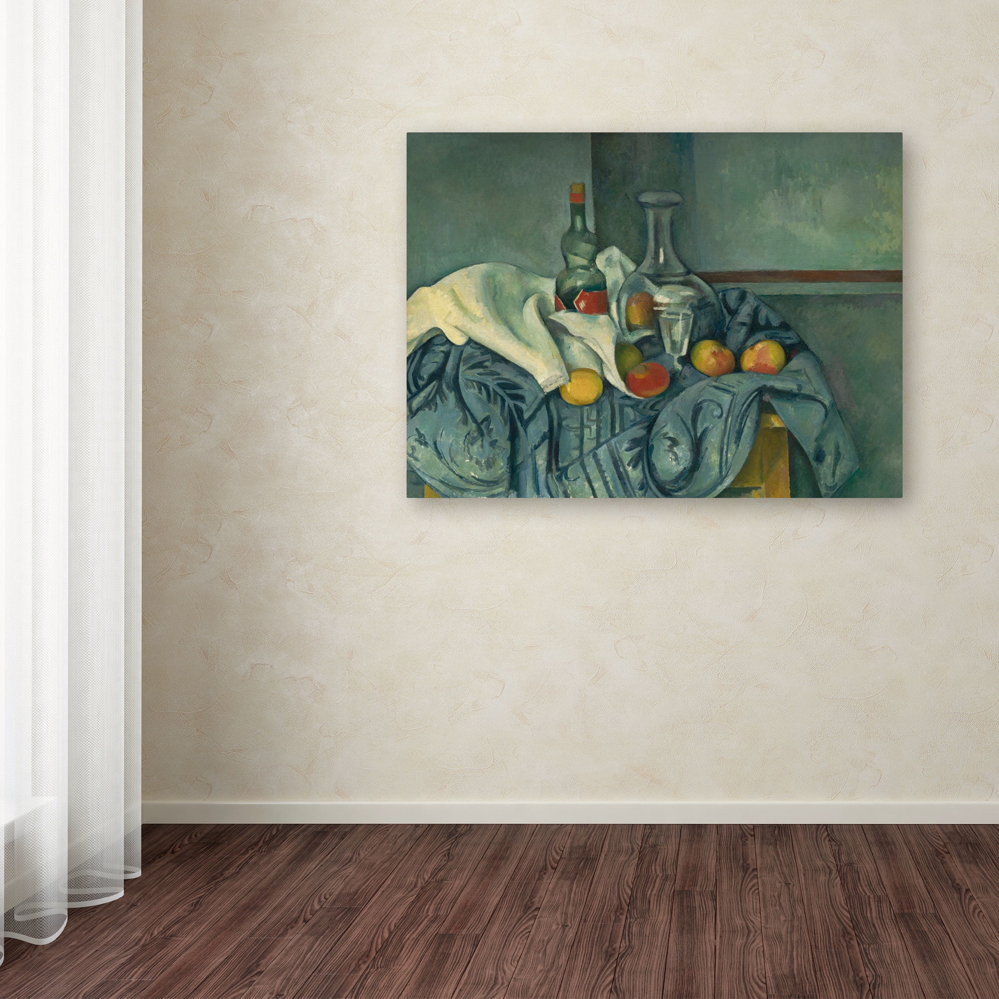 Trademark Fine Art "The Peppermint Bottle" 1893-95 Canvas Art by Paul Cezanne