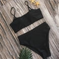 thumbnail image 5 of 3 Colors Sexy Bikini Solid Swimwear Swimsuit Women High Waist Bikinis Set Bathing Suit Beach Bikini Women Push Up Bikinis Mujer, 5 of 7