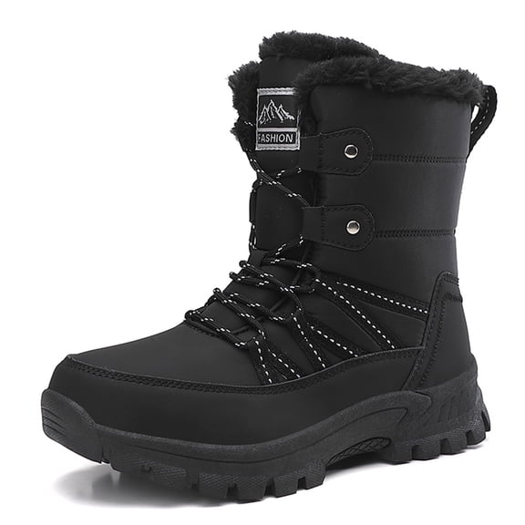 YOURDIARY Womens Snow Boots Waterproof Anti-Slip Warm Winter Boots Outdoor Casual Mid-Calf Boots
