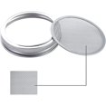 thumbnail image 3 of Seed Sprouting Jar Kit-8pcs for 86mm Diameter Germination Tank Stainless Steel Mesh Cover Kit Mason Jar Durable 8-Piece Set, 3 of 7