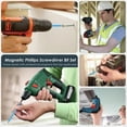 thumbnail image 3 of 42Pcs Magnetic Screwdriver Bit Set,1/4 Inch Hex Shank Impact Driver Bit,1 Inch-6 Inch Length Steel Anti Slip Drill Bits, 3 of 5
