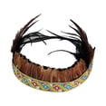 thumbnail image 1 of Tocado de plumas Fernando Diadema para Niños Carnaval Festival, 1 of 8