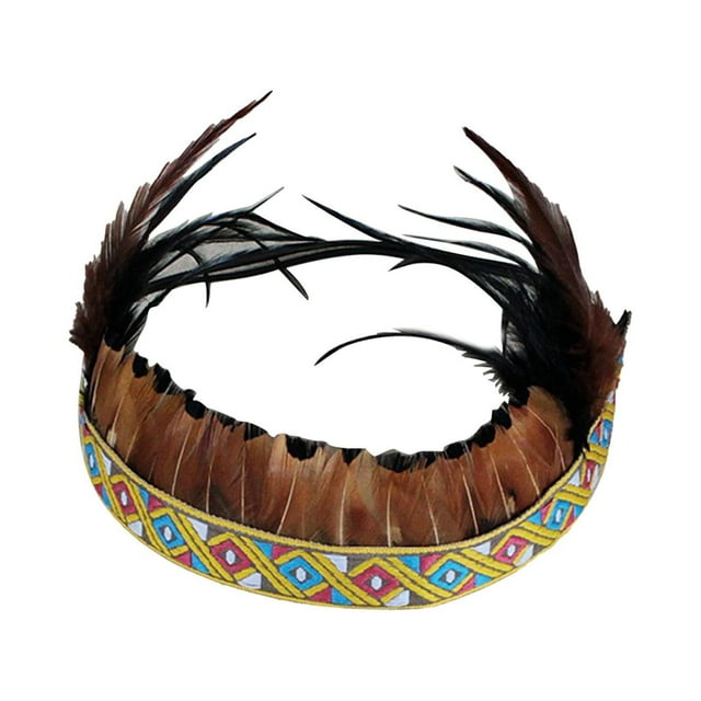 Tocado de plumas Fernando Diadema para Niños Carnaval Festival
