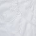 thumbnail image 7 of Mainstays Embroidered Scroll Rod Pocket Sheer Curtain Panel, White, 38" x 63", 7 of 7