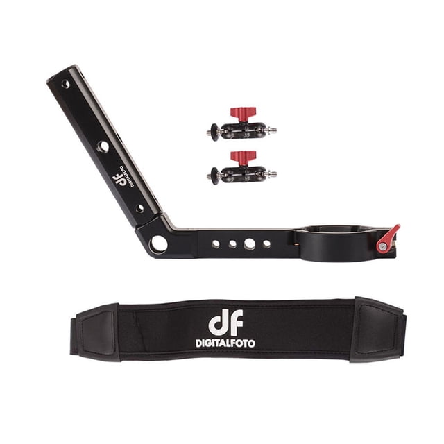 DF DIGITALFOTO TERMINATOR Poignée Polyvalente Sangle Pince de Montage Accessoires Réduisent le Stress du Bras pour Grue 2 Gimbal Rendre comme WEEBILL LAB / Canne 3 Configuration Desgin