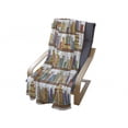 thumbnail image 4 of Modern Soft Flannel Fleece Throw Blanket, Library Bookshelf a Ladder School Education Campus Life Caricature Illustration, Cozy Plush for Indoor and Outdoor Use, 50" x 70", Multicolor, by Ambesonne, 4 of 6
