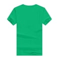 thumbnail image 5 of St. Patrick Day Green Shamrock Tee Shirt Women Clover Vintage Tee Top Four Leaf Retro Crewneck T Shirts, 5 of 6