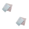 thumbnail image 4 of Redempat Microfiber Dishcloth Portable Solid Color Water Absorbent Breathable Kitchen Plate Dish Towel Cloth Accessories Green Coffee 2Set, 4 of 6