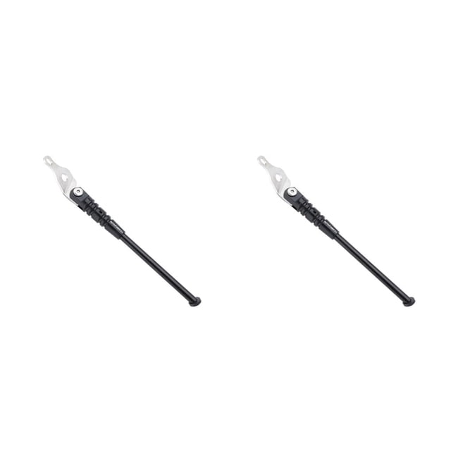 Eigraketly Soporte lateral trasero para bicicleta profesional estable resistente soportes para bicicleta de aleación de aluminio accesorio modificado Negro 2piezas Eigraketly CBP388425