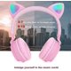 thumbnail image 4 of BT028 Cat Ear Bluetooth Headset Luminous Wireless Headphones Stereo Sports Headset, 4 of 5