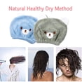 thumbnail image 4 of 2 gorros de toalla para el cabello de secado rápido para niños,Toalla para el cabello con turbante de secado rápido para niños,Gorro para secar el cabello, 4 of 5