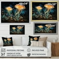 thumbnail image 4 of Designart "Luminescent Beauty of Jellyfish III" Animals Floater Framed Wall Decor, 4 of 7