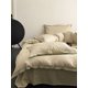 thumbnail image 1 of Xiao Hua Juego de sábanas, juego de sábanas y fundas de almohada, juego de cama individual, ropa de cama de hotel, decoración del hogar (caqui), 1 of 5