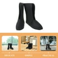 thumbnail image 2 of Un par de botas de nieve de invierno para hombre con forro térmico aislante, impermeables, cálidas y cómodas para pesca, senderismo y actividades al aire libre en clima frío., 2 of 8
