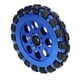 thumbnail image 2 of Componente de rueda omnidireccional Bling Bling 8 pulgadas con buje de Aleación de aluminio para robot de juguete DIY, 2 of 12