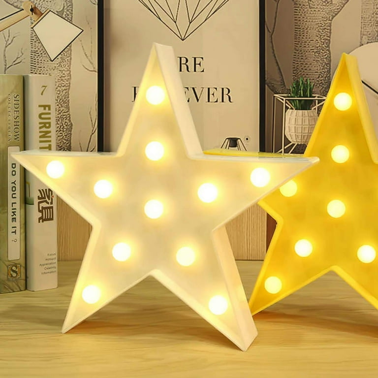 Star shaped night light outlet