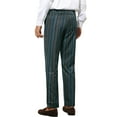 thumbnail image 3 of INSPIRE CHIC Striped Dress Pants for Men's Contrast Color Business Trousers, 3 of 5
