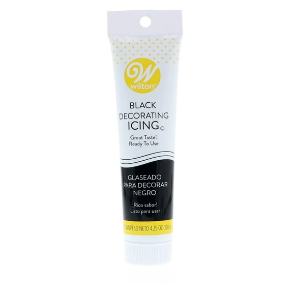 Wilton Decorating Icing, Black 4.25 oz (Pack of 2)