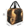 thumbnail image 4 of Kdxio Lake Meditating Elephant Print Insulated Lunch Bag,Reusable Tote Lunch Box for Women Men,Leakproof Cooler Lunch Bags for Work Office Travel Picnic, 4 of 6