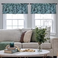 thumbnail image 5 of LALILO Kitchen Curtain Valance Popular Lake Colorful Autumn Rod Pocket Window Curtain 52"x 18" Set of 2, 5 of 7