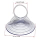 thumbnail image 2 of Cateissary Ventosa de 6 uds., colgador de pared de plástico fuerte transparente, parasol Interior de coche, ventosa, accesorio de pared para Juegos de accesorios de baño, 2 of 6