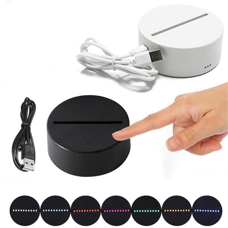 JT Baby 3D Color Changing LED Night Lights, Multi Color
