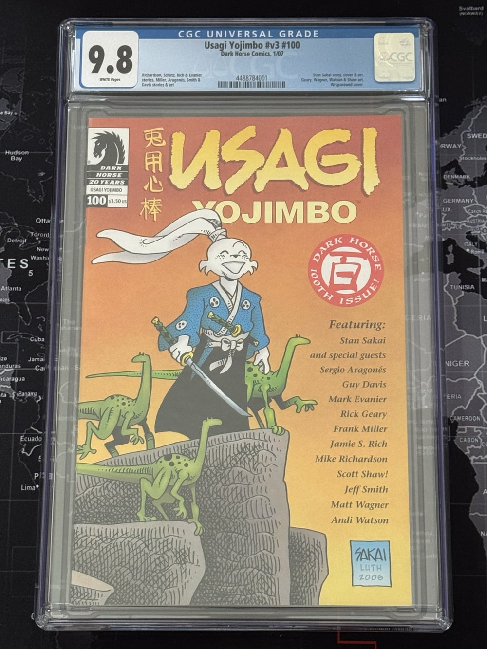 Cover of Usagi Yojimbo #100