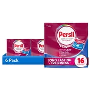 (6 pack) Persil Ultra Pacs Deep Clean Laundry Detergent, Intense Fresh, 16 Count