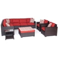 thumbnail image 3 of Hanover Outdoor Metropolitan 8-Piece Lounge Set, 3 of 9