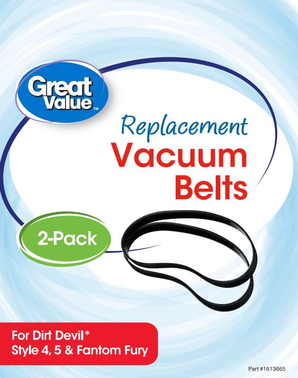 TVP Replacement for Dirt Devil Style 12 Upright Canister Vacuum Cleaner Belt # 1 