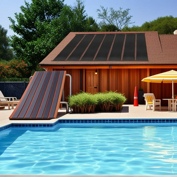 Resenkos 2 Pieces 10/16.4/20 Feet Weatherproof Solar Swimming Pool Heating System-S