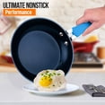 thumbnail image 5 of NutriChef 8'' Small Fry Pan - Stylish Kitchen Cookware with Elegant Diamond Pattern, Non-Stick, 5 of 7