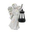 thumbnail image 4 of Estatua de ángel de jardín con luz solar, lámpara con forma de figura, regalo, decorativa, decoración exterior, escultura de resina para patio y jardí, 4 of 8