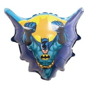14 inch Batman Action Mini Shape Balloon (Air-Fill Only) Foil Mylar Balloon - Party Supplies Decorations