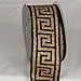 thumbnail image 3 of The Ribbon People Gold and Midnight Black Greek Key Wired Craft Ribbon 2.5" x 20 Yards, 3 of 3