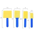 thumbnail image 3 of OUNONA 12Pcs Painting Sponge Brush Set Blue Absorbent Material Suitable for Various Art Painting Tasks, 3 of 8