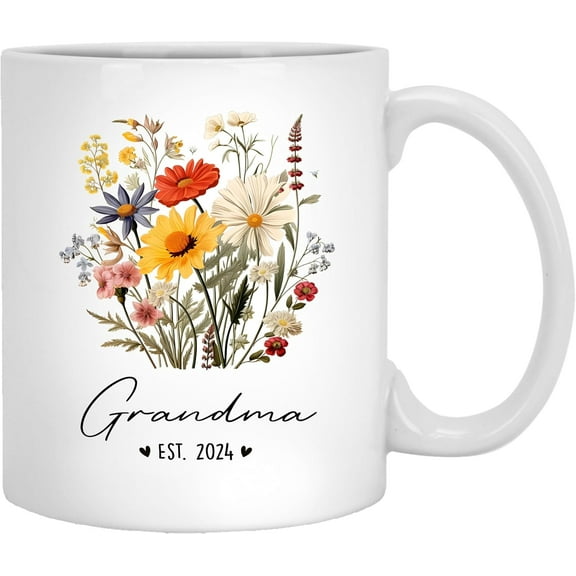 First Time Grandma Est 2024 Gifts, Mom Promoted To Grandma Mug, 1st Time Grandmother Gift, Soon To Be Grandma Gifts, Baby Announcement Gifts For Grandma, You're Going To Be Grandma, New Grandma Gifts