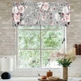thumbnail image 2 of 54x18 Inches Green Misty Forest Window Treatment Valance Tree Mountain Kitchen Blackout Drapes Bathroom Bedroom Living Room Polyester Fabric Curtains Decorations Supplies, 2 of 6