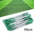 thumbnail image 6 of SPRING PARK 50Pcs/Set Garden Stakes Galvanized Landscape U Type Turf for Artificial Grass Rust Proof Sod Pins Stakes for Securing Fences Weed Barrier, 6 of 7