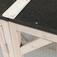 thumbnail image 6 of TRIXIE natura Weatherproof Wooden Cattery with 3 Perches, 44L x 70.9W x 31.5H, Gray, 6 of 9