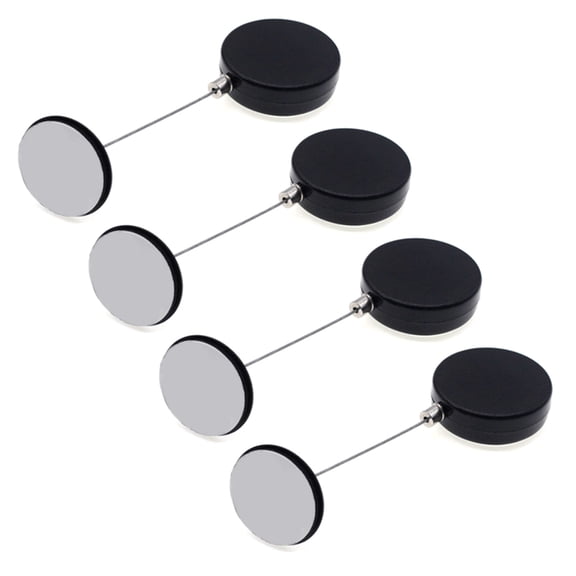 4Pcs Retractable Tether with Double Side Adhesive for Remotes Game Controllers