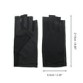 thumbnail image 4 of Unique Bargains 1 Pair Thin Ultraviolets-proof Manicure Gloves Black, 4 of 6