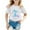 White, variant on Toddler Girls T-Shirts Fish Tail Printing Round Neck Short Sleeve Multicolor Tee Summer Children Girl School Home Casual Comfortable Everyday Wear T-Shirts，2 -3 Years